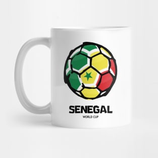 Senegal Football Country Flag Mug